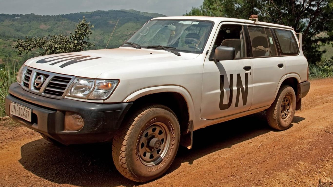 Ein UN-Geländewagen: In einem Fahrzeug der Organisation ist ein pikantes Video entstanden. Zwei Mitarbeiter wurden suspendiert. (Symbolfoto)