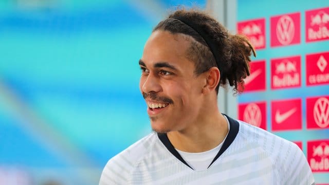 Der Leipziger Yussuf Poulsen träumt vom Gewinn der Champions League. Der Leipziger Yussuf Poulsen träumt vom Gewinn der Champions League.