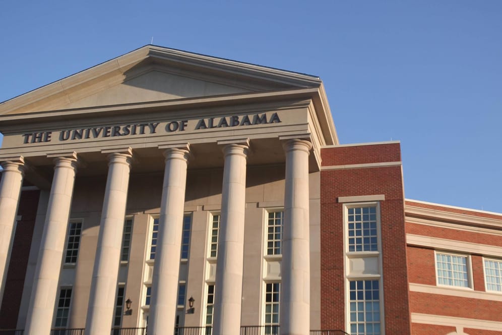 Universität von Tuscaloosa, im US-Staat Alabama