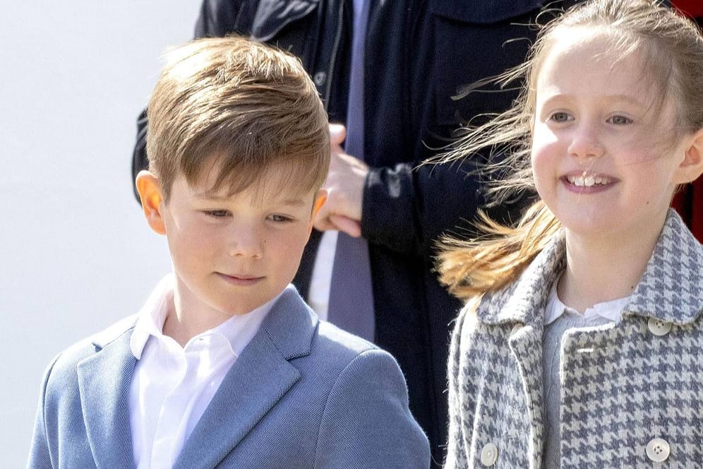 Prinz Vincent und Prinzessin Josephin: Hier wurden die Zwillinge im April 2019 abgelichtet. Seitdem sind sie ganz schön groß geworden.