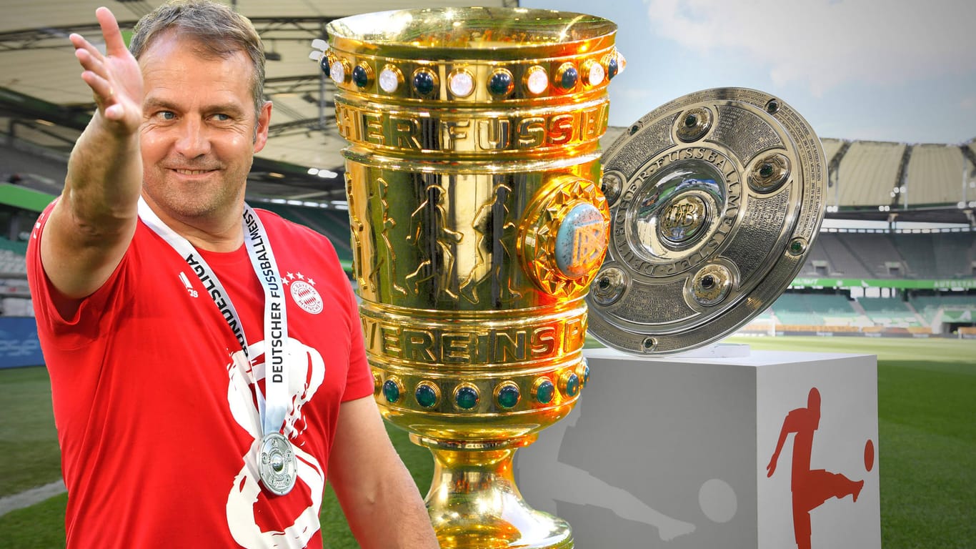 Erfolgstrainer: Hansi Flick will mit den Bayern nach der Meisterschaft auch den Pokal gewinnen.