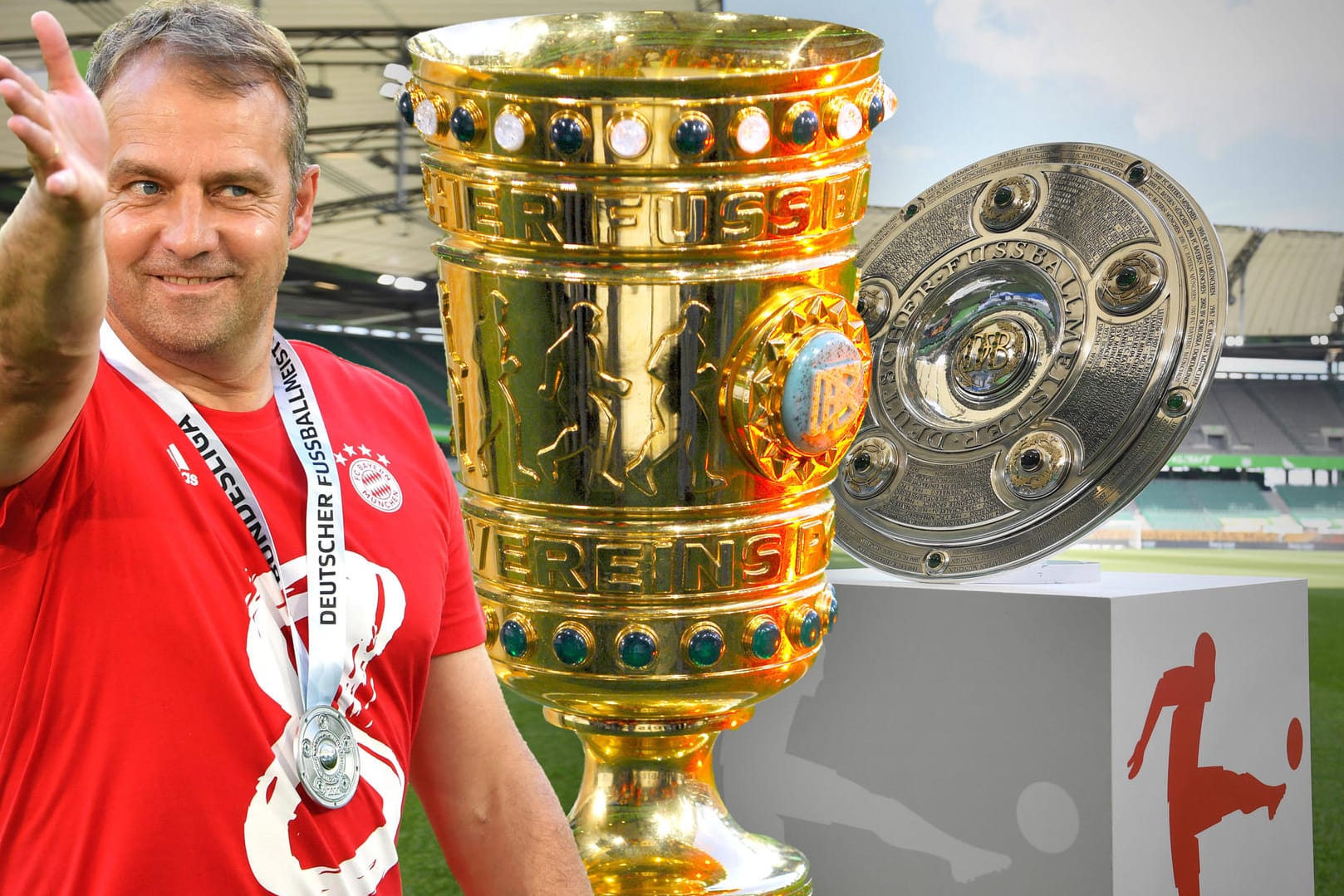 Erfolgstrainer: Hansi Flick will mit den Bayern nach der Meisterschaft auch den Pokal gewinnen.