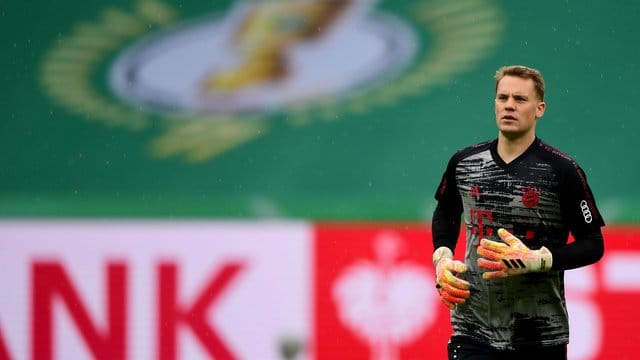 Führt den FC Bayern im Geister-Pokalfinale als Kapitän auf das Feld: Keeper Manuel Neuer. Führt den FC Bayern im Geister-Pokalfinale als Kapitän auf das Feld: Keeper Manuel Neuer.