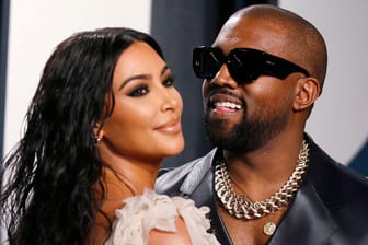 Kanye West, hier mit Kim Kardashian: Der Musiker will Donald Trump Konkurrenz machen.