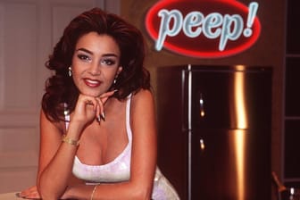 Verona Pooth, damals noch Feldbusch: Sie moderierte "Peep!" drei Jahre lang.