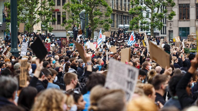 Demonstrationen gegen Rassimus und Polizeigewalt in Hamburg Am Samstag, 06. Juni 2020, haben mehr als 14.000 Menschen an