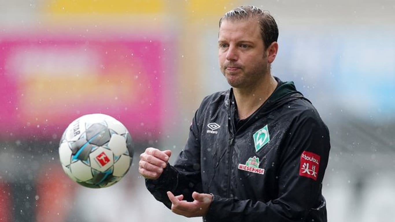 Werder-Trainer Florian Kohfeldt geht optimistisch in das Relegations-Rückspiel.