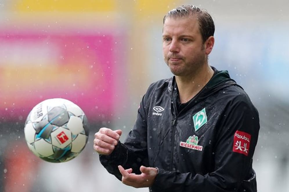 Werder-Trainer Florian Kohfeldt geht optimistisch in das Relegations-Rückspiel.