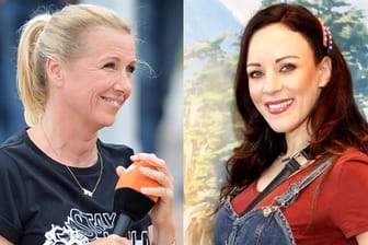 Andrea Kiewel und Jasmin Wagner: Die Moderatorin kündigte Blümchen als "Megastar der Neunziger" an.