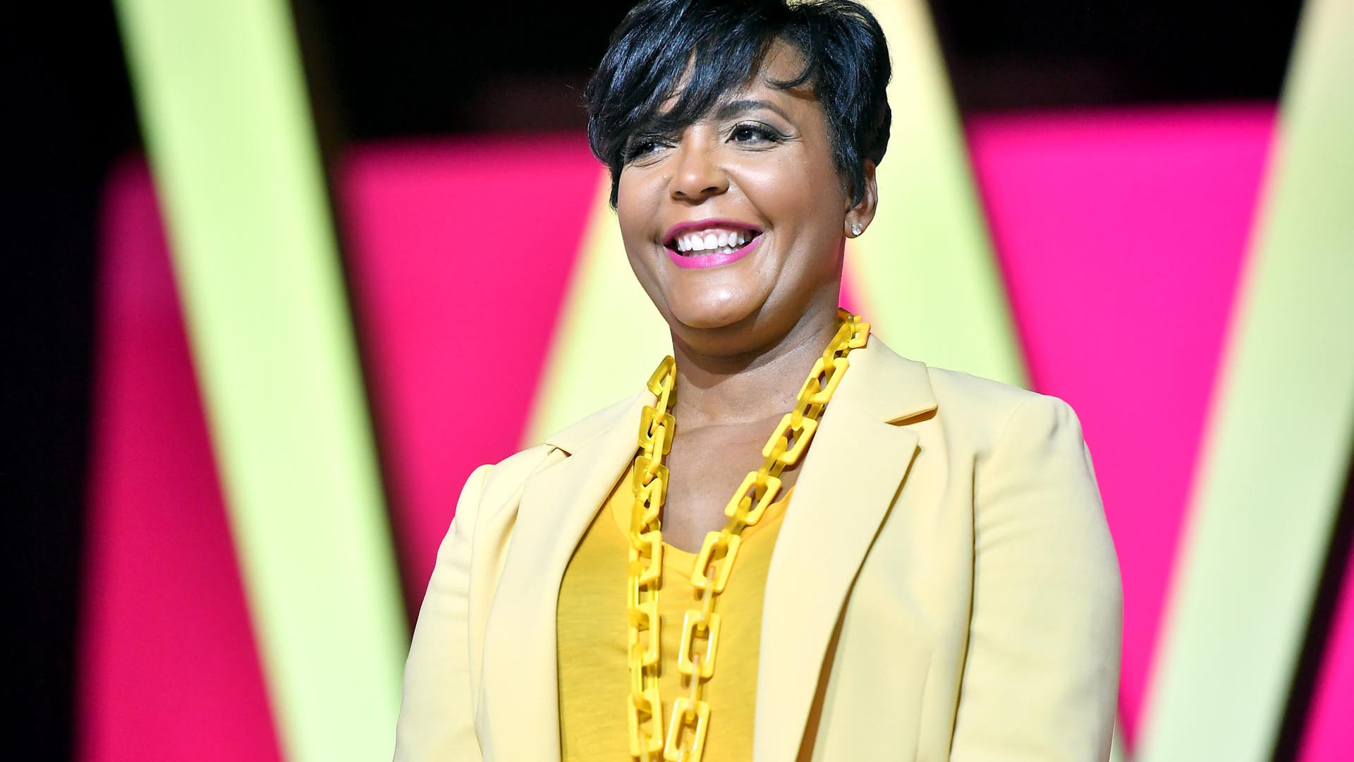 Keisha Lance Bottoms (bei einem Festival): eine frühere Unterstützerin Bidens.