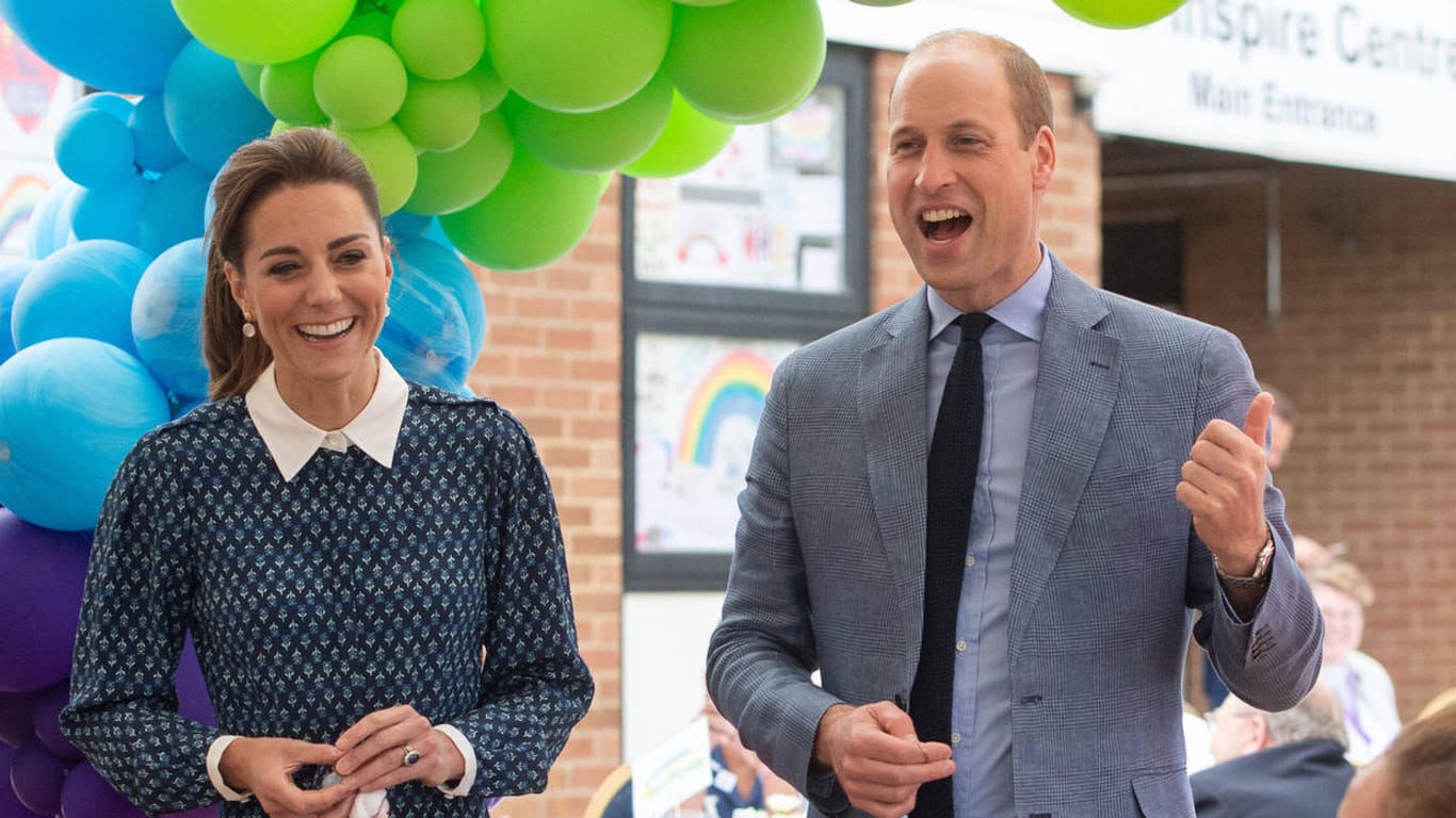 Herzogin Kate und Prinz William: Sie zeigten sich nach dem Lockdown erstmals wieder gemeinsam bei einem Termin.