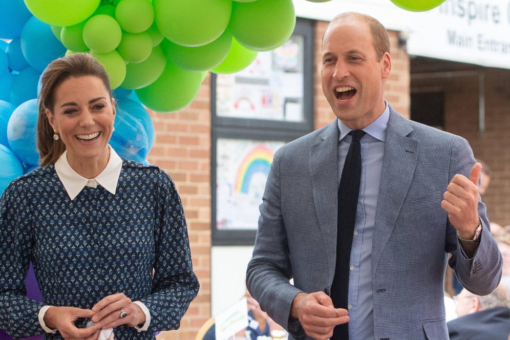Herzogin Kate und Prinz William: Sie zeigten sich nach dem Lockdown erstmals wieder gemeinsam bei einem Termin.