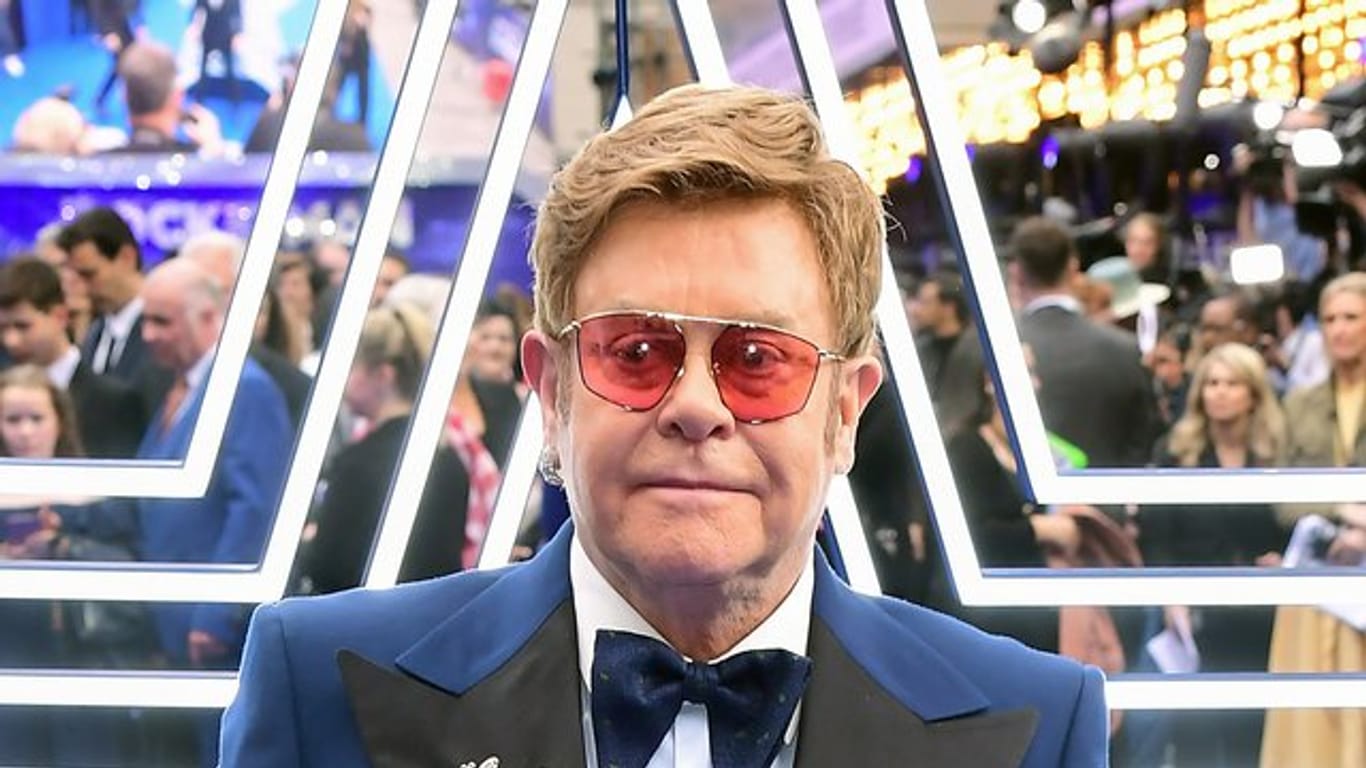 Sir Elton John bei der Premiere von "Rocketman" 2019 in London.