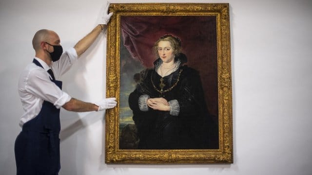 Ein Frauenbildnis von Peter Paul Rubens soll versteigert werden. Ein Frauenbildnis von Peter Paul Rubens soll versteigert werden.