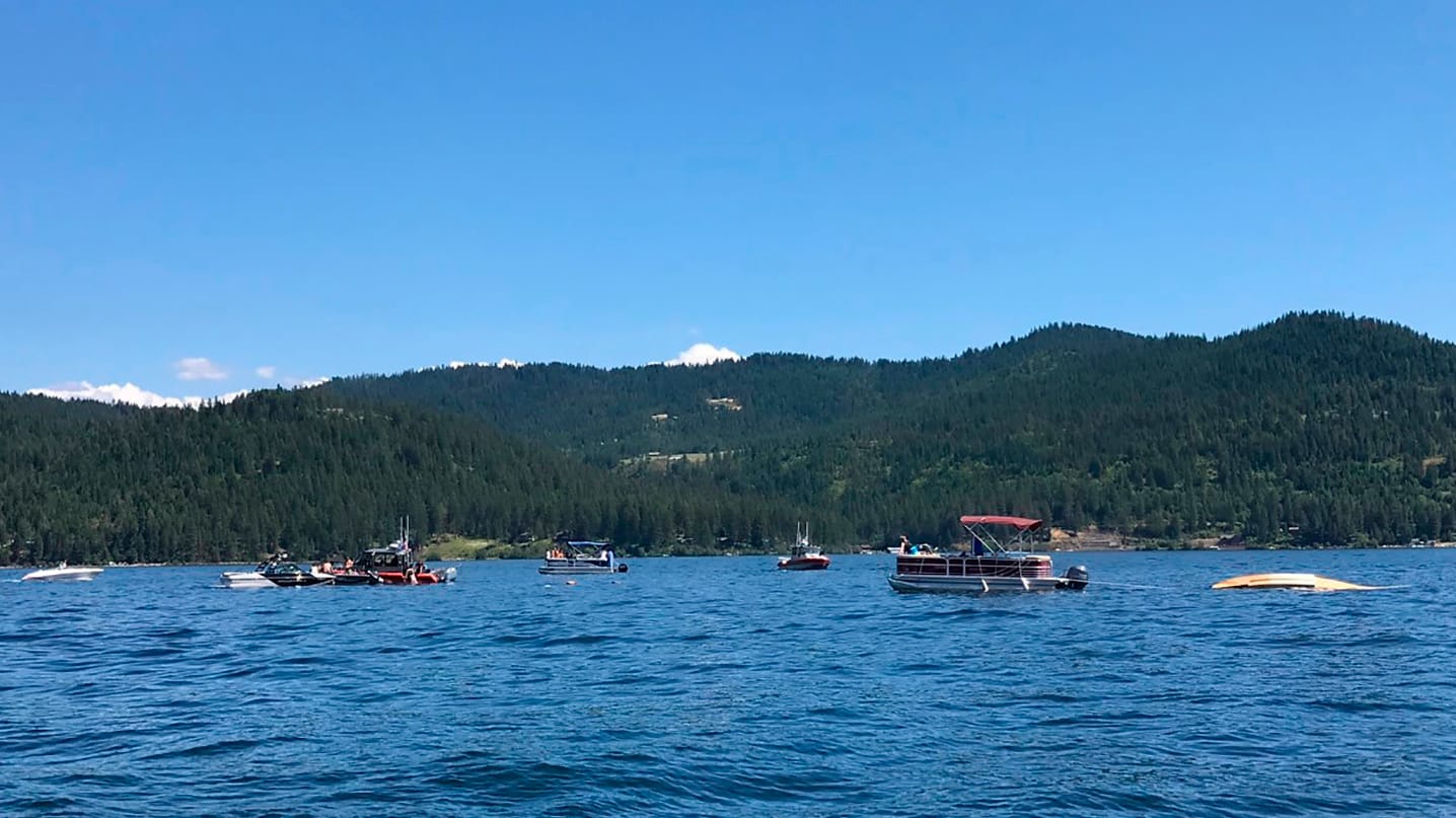 Die Unfallstelle in Idaho: Bei einer Kollision von zwei Flugzeugen sind mehrere Menschen gestorben.