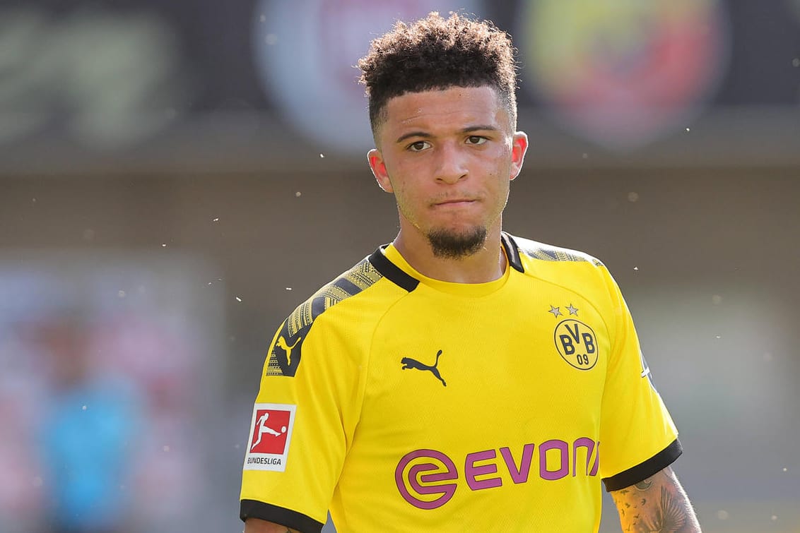 Jadon Sancho: Der BVB-Star könnte offenbar für eine Summe von 120 Millionen zu Manchester United wechseln.