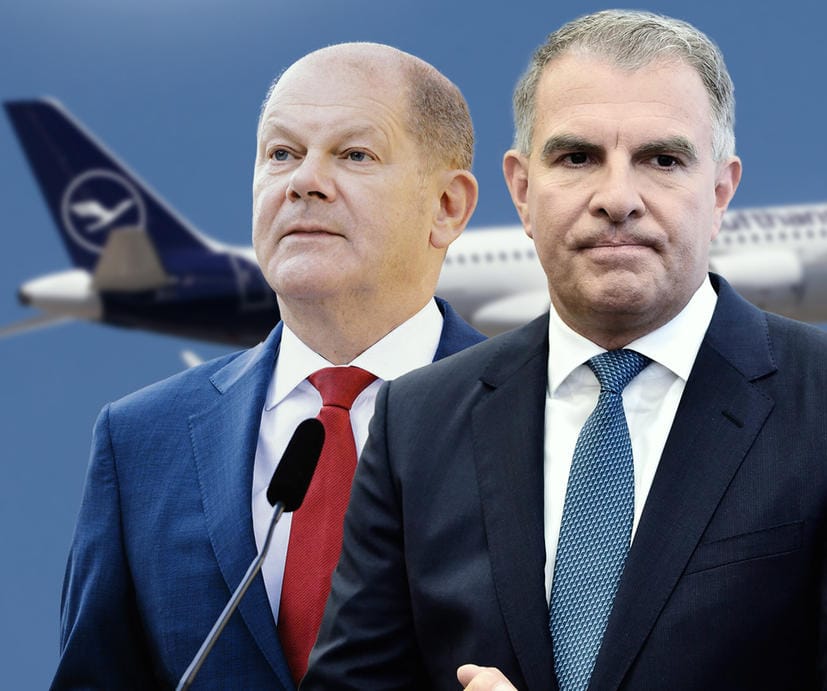 Bundesfinanzminister Olaf Scholz und Lufthansa-Chef Carsten Spohr: Der Bund hat für die Airline neun Milliarden Euro locker gemacht.