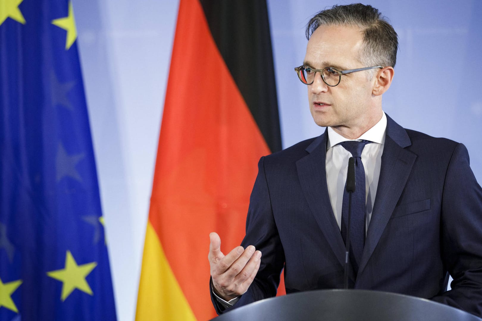 Außenminister Heiko Maas: Während einer Videokonferenz mit Außenminister Heiko Maas äußerten sich mehrere Länder zu den Annexionsplänen. (Archivbild)