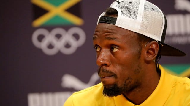 Stolzer Papa: Usain Bolt hat den Namen seiner im Mai geborenen Tochter bekannt gegeben: "Olympia Lightning".