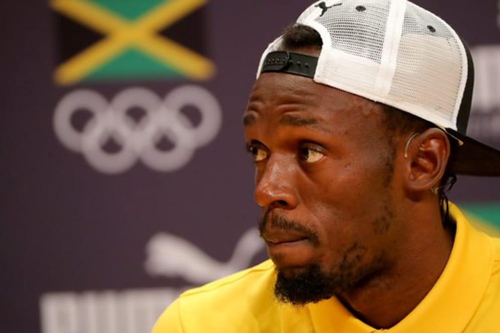 Stolzer Papa: Usain Bolt hat den Namen seiner im Mai geborenen Tochter bekannt gegeben: "Olympia Lightning".