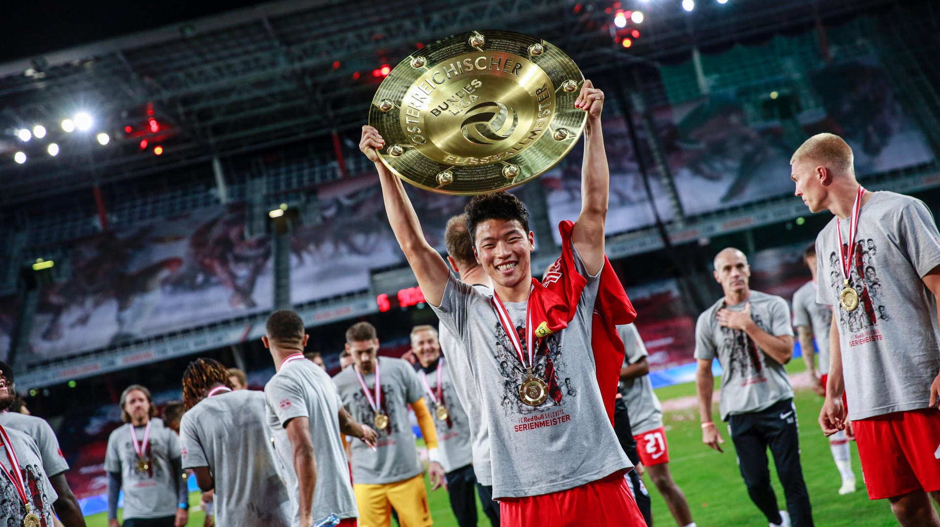 Mit Salzburg wurde Hee-chan Hwang vor kurzem Meister in Österreich: Jetzt wechselt er nach Leipzig.