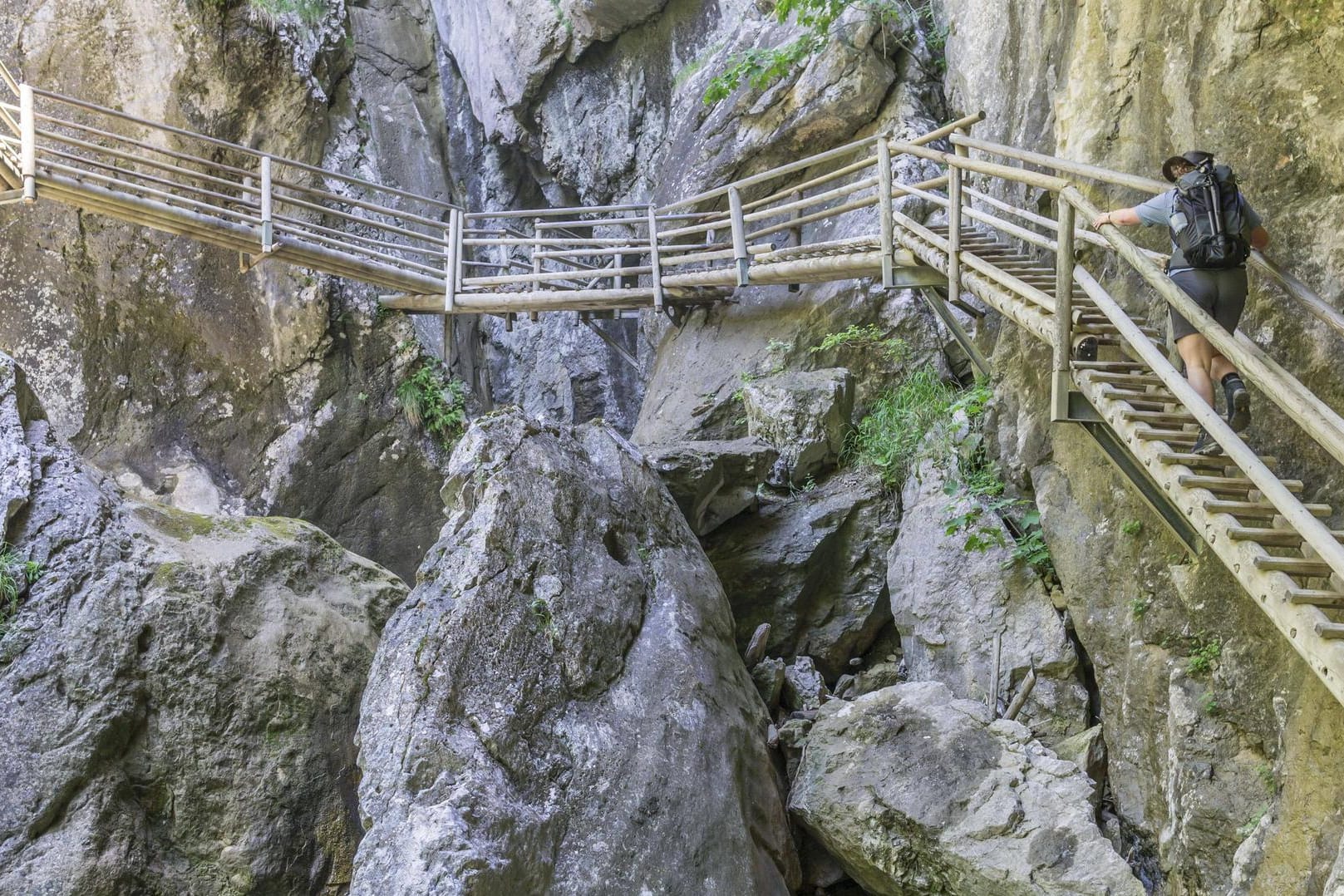 Steig in der Bärenschützklamm: Der Vorfall ereignete sich bei Mixnitz in der Steiermark. (Symbolbild)