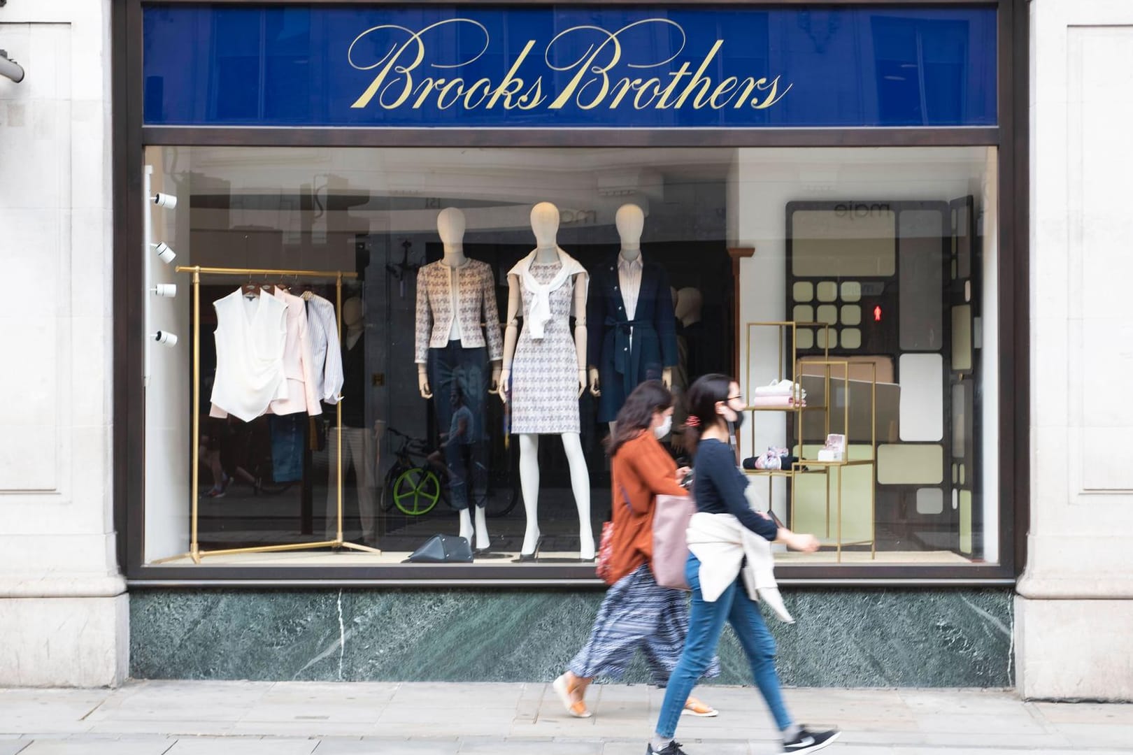 Ein Geschäft von Brooks Brothers in London: Der Herrenausstatter steht vor dem Aus. Ein Geschäft von Brooks Brothers in London: Der Herrenausstatter steht vor dem Aus.