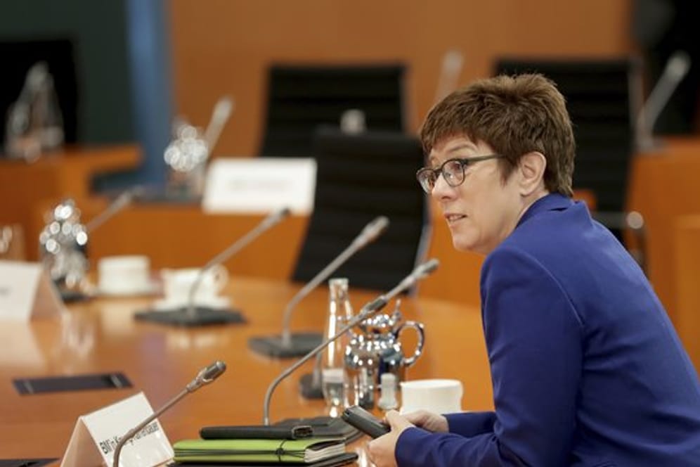 "Rollende Intensiveinheiten": Bundesverteidigungsministerin Annegret Kramp-Karrenbauer.