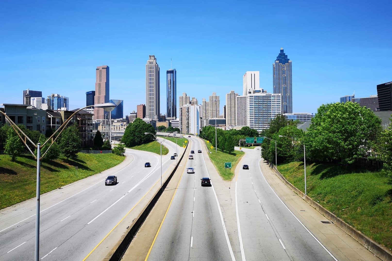 Filmorte in Georgia: Über die Jackson Street Bridge ritt Rick Grimes in "The Walking Dead" gen Atlanta.