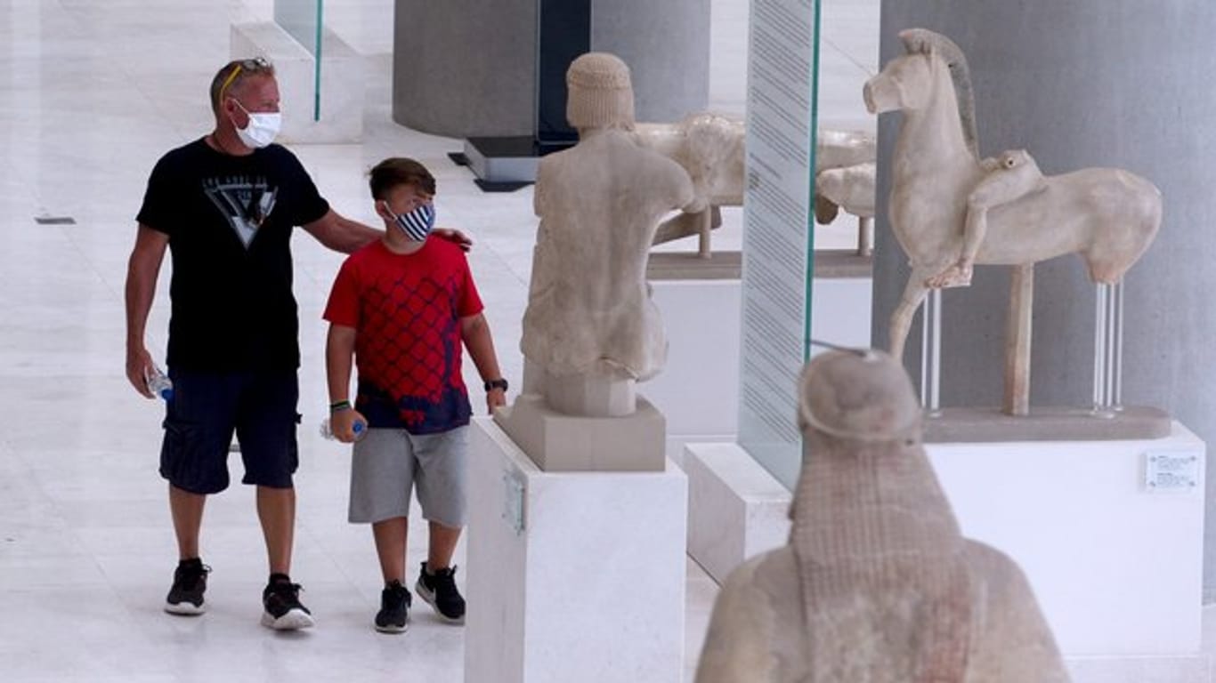 Nicht viel los in Athens Akropolis Museum.