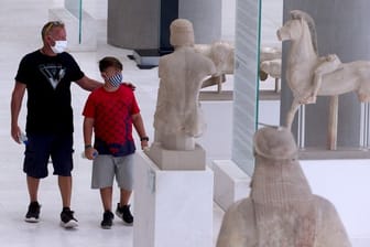 Nicht viel los in Athens Akropolis Museum.