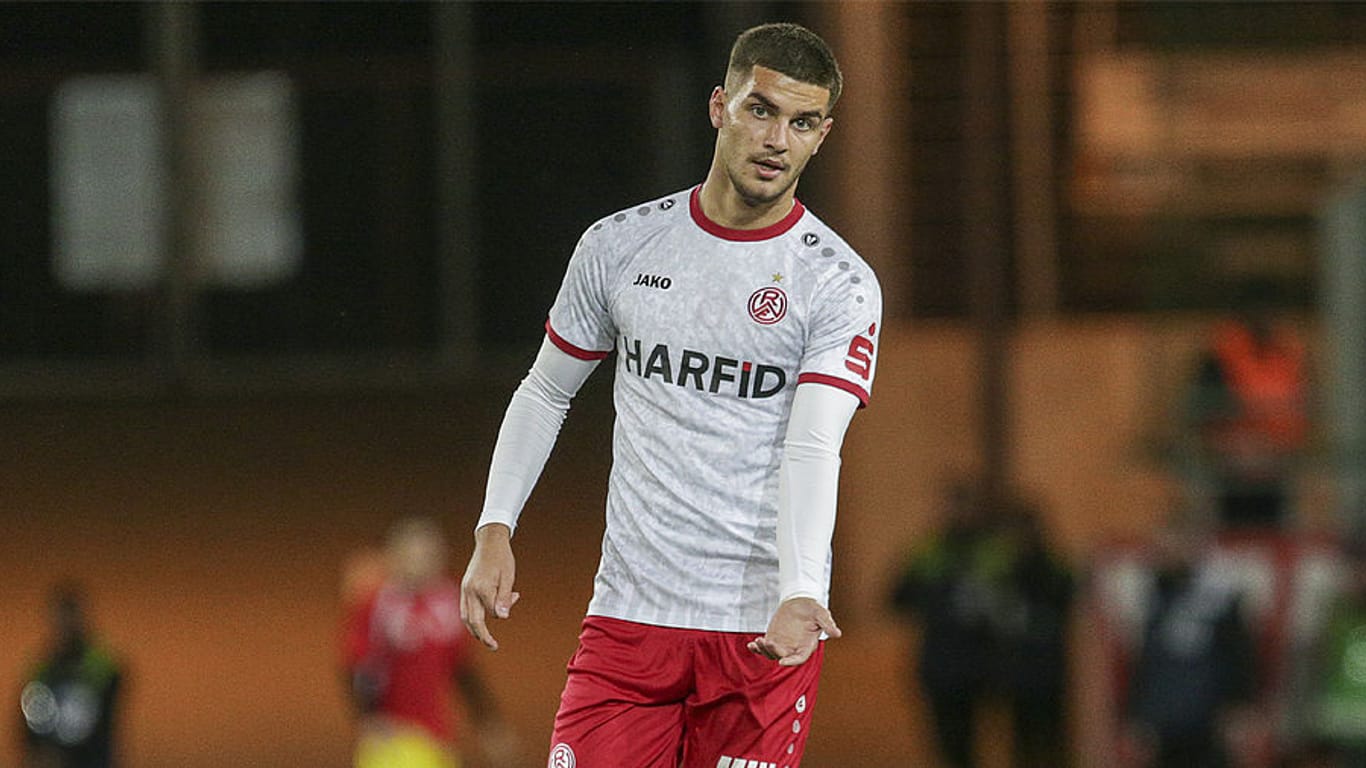 Erolind Krasniqi bei einem Spiel: Der 20-Jährige soll beim BFC Dynamo in Berlin mehr Spielpraxis bekommen.