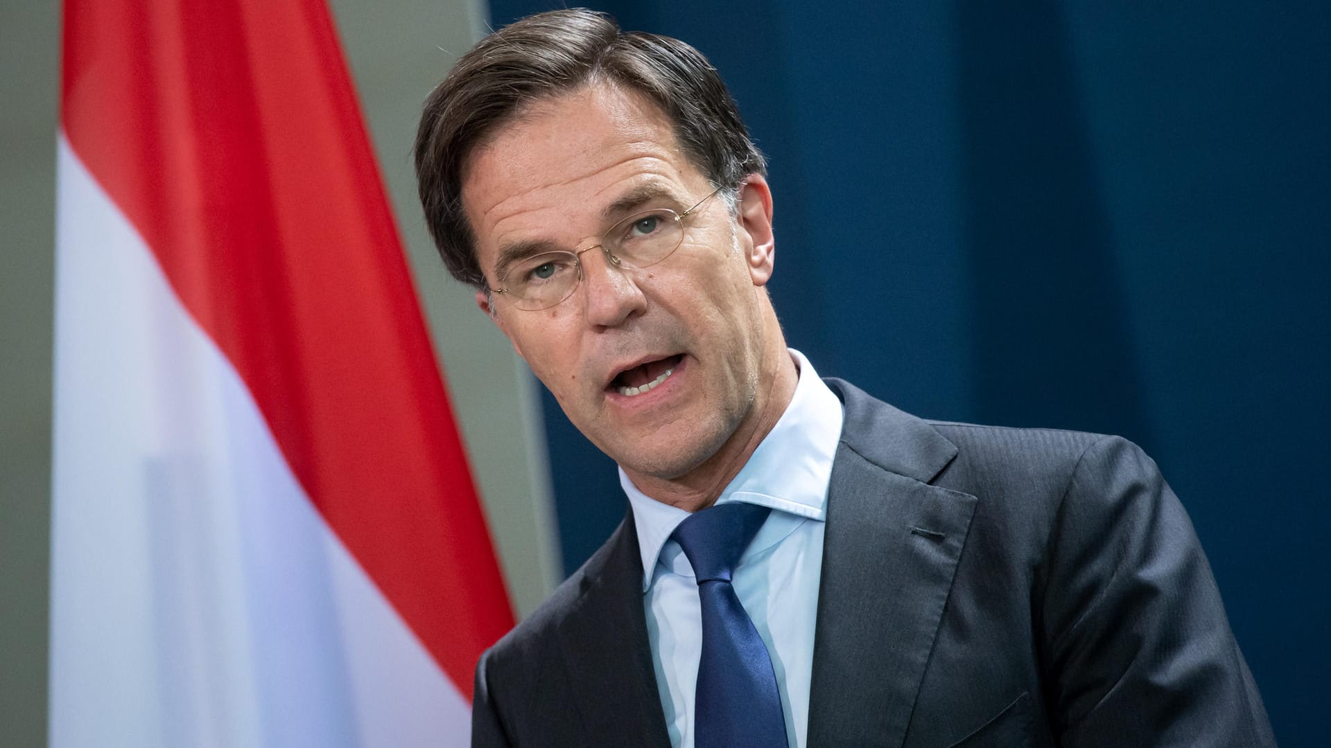 Niederlands Ministerpräsident Rutte bei Kanzlerin Merkel