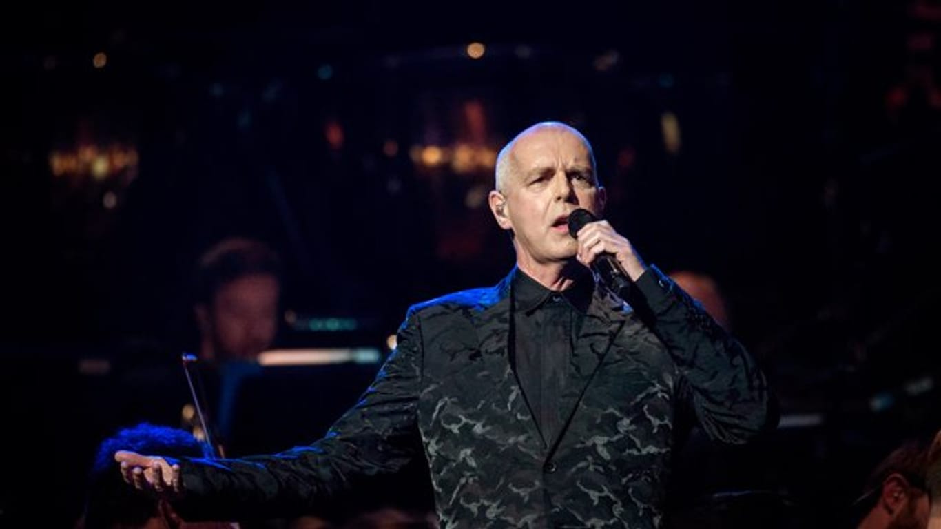 Neil Tennant von den Pet Shop Boys im April 2017 auf der Bühne in der Royal Albert Hall.