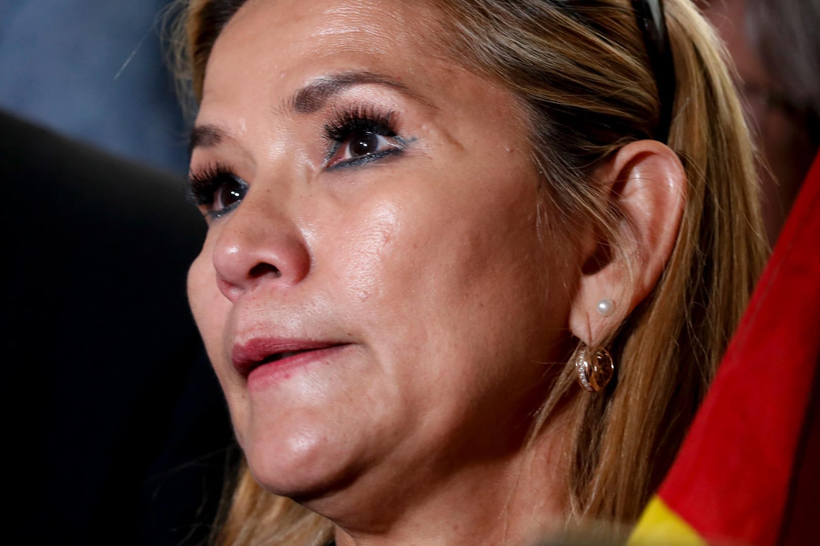 Jeanine Añez: Boliviens Interimspräsidentin hat sich mit dem Coronavirus infiziert.