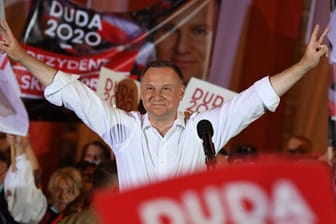 Amtsinhaber Andrzej Duda will Präsident in Polen bleiben.