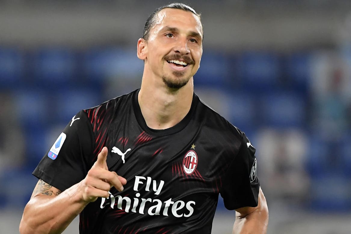 Zlatan Ibrahimovic im Spiel gegen Lazio Rom: Die Zukunft des Schweden bei AC Milan ist noch unklar.