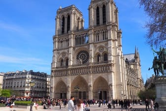 Die Kathedrale Notre-Dame de Paris - aufgenommen vor dem Brand im April 2019.