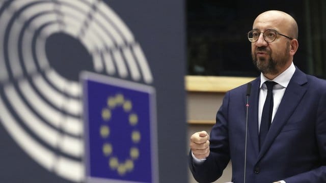 EU-Ratspräsident Charles Michel hat den Mitgliedsstaaten einen Kompromissvorschlag unterbreitet. EU-Ratspräsident Charles Michel hat den Mitgliedsstaaten einen Kompromissvorschlag unterbreitet.