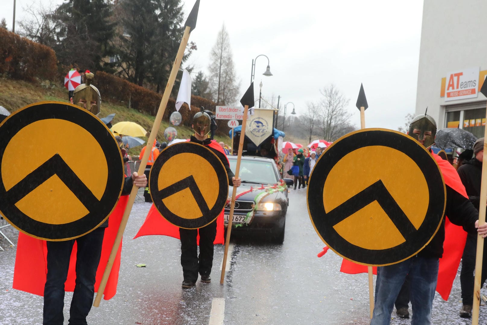 Das Logo der Identitären Bewegung (Symbolbild): Die Bewegung gilt als rechtsextrem.