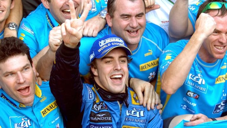 Fernando Alonso holte 2006 dem WM-Titel mit dem Renault F1-Team.