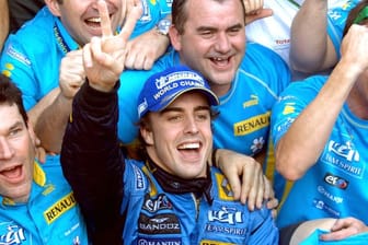 Fernando Alonso holte 2006 dem WM-Titel mit dem Renault F1-Team.