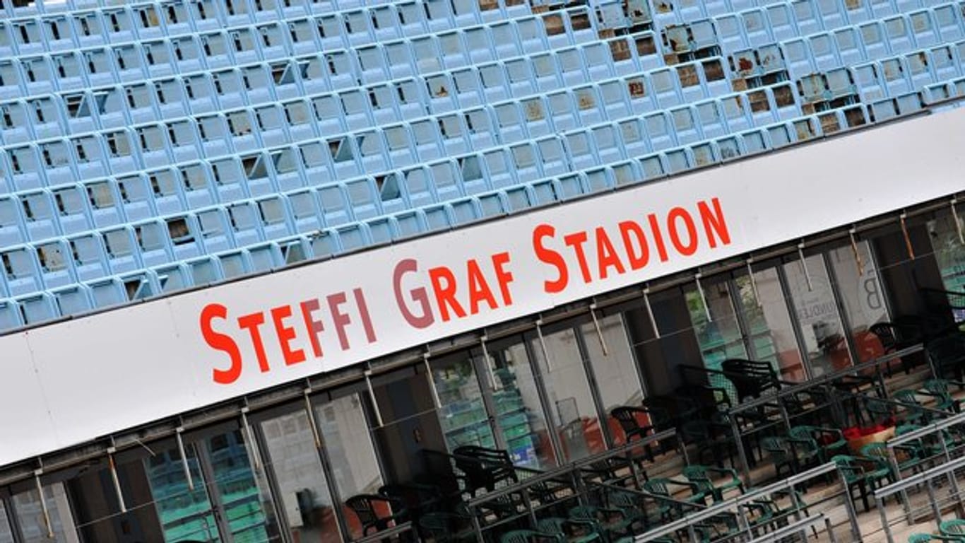Schauplatz des Einladungsturniers in Berlin: Das Steffi-Graf-Stadion.