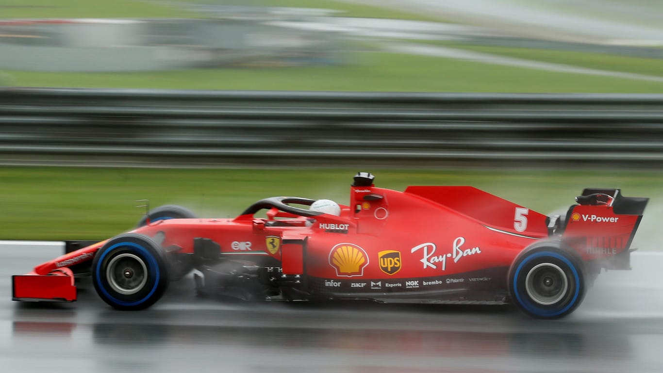 Sebastian Vettel: Für den Ferrari-Piloten endete der Grand Prix der Steiermark bereits in der ersten Runde.
