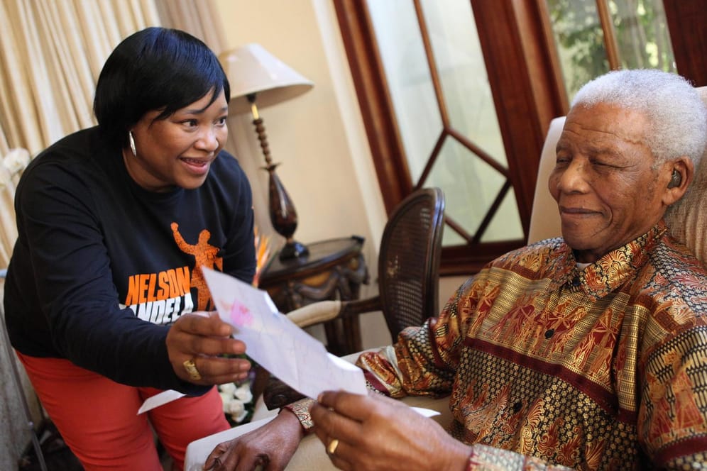 Zindzi Mandela und ihr Vater Nelson: Sie wurde nur 59 Jahre alt.
