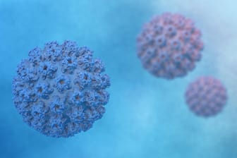 HPV-Illustration: Humane Papillomaviren des Typs 16 gelten als besonders gefährlich.