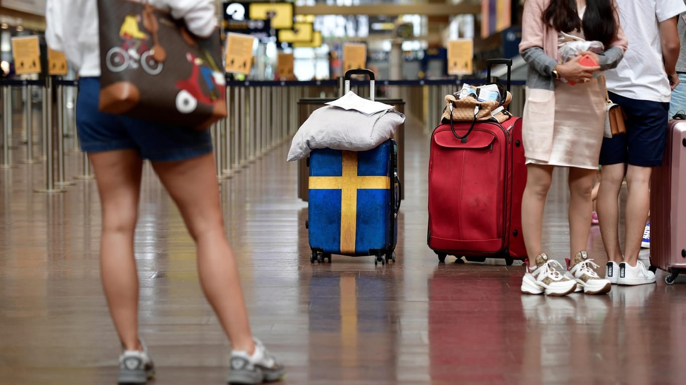 Flughafen: Die Reisewarnung für Schweden ist wieder aufgehoben.