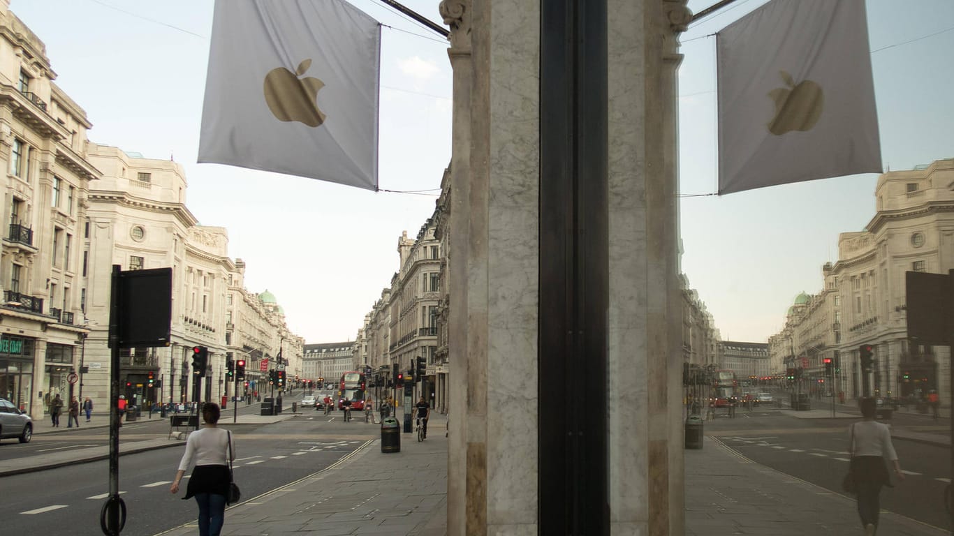 Apple Store in London: Der iPhone-Konzern soll in Europa Steuern nachzahlen.