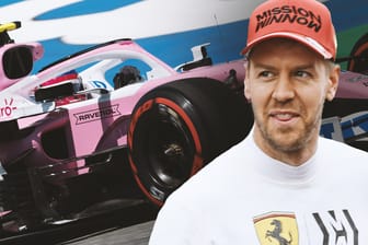 Neues Team im Blick? Sebastian Vettel steht Berichten zufolge vor einem Wechsel zu Aston Martin, das aktuell noch in Rosa als "Racing Point" fährt.