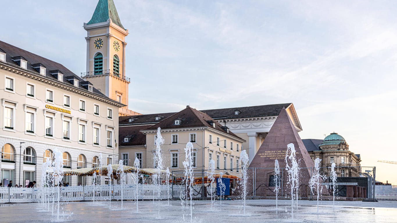 Der neu gestaltete Marktplatz in Karlsruhe: Auf ihm soll ein neuer Markt entstehen.